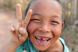 Niño sonriendo